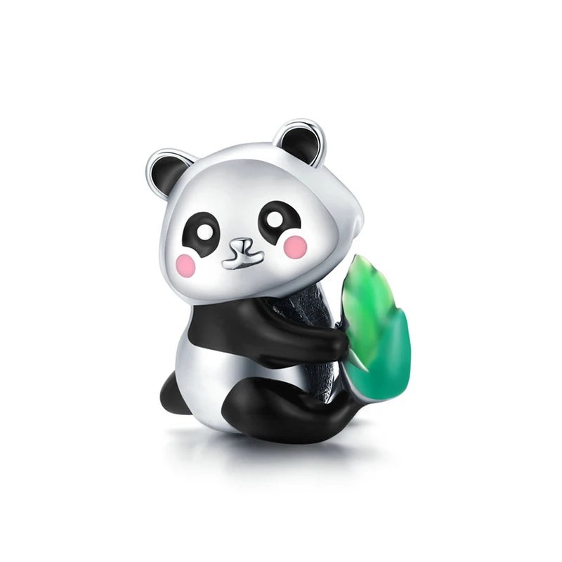 Berloque Urso Panda Prata 925