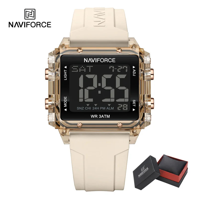 Relógio Esportivo Feminino Eletrônico NAVIFORCE