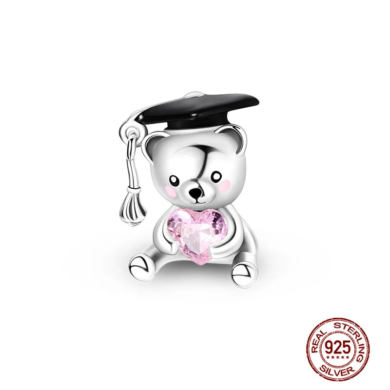 Berloque Urso Formando Prata 925