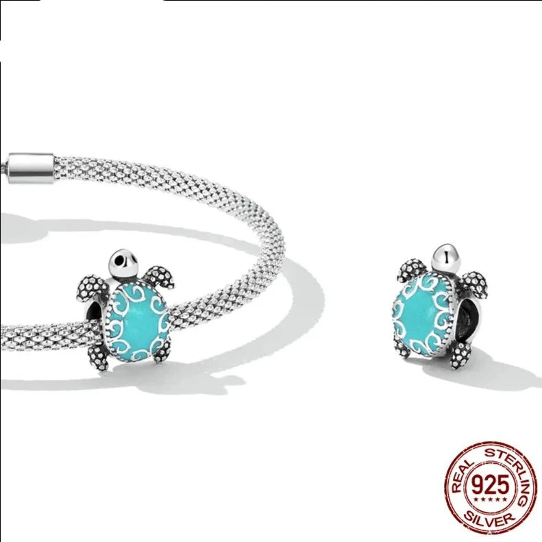 Berloque Tartaruga Prata 925