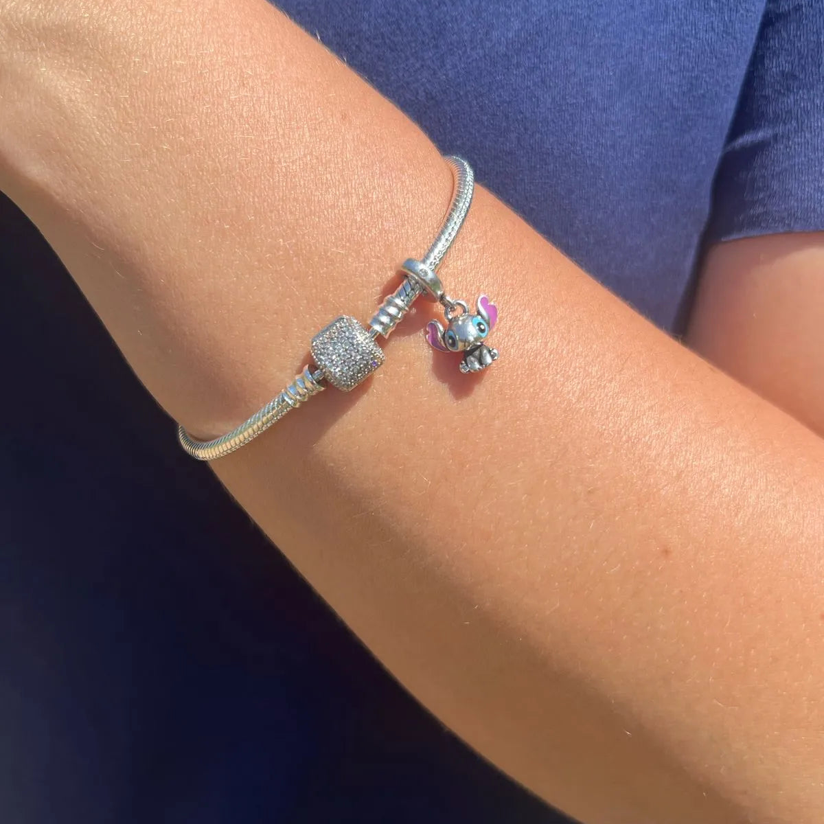 Berloque Stitch Prata 925