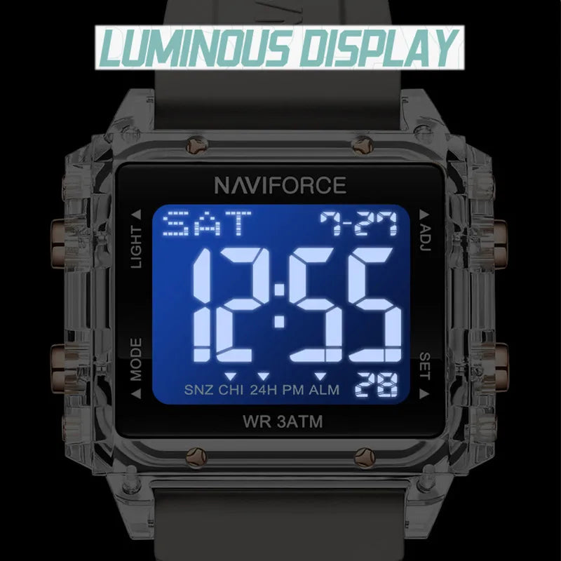 Relógio Esportivo Feminino Eletrônico NAVIFORCE